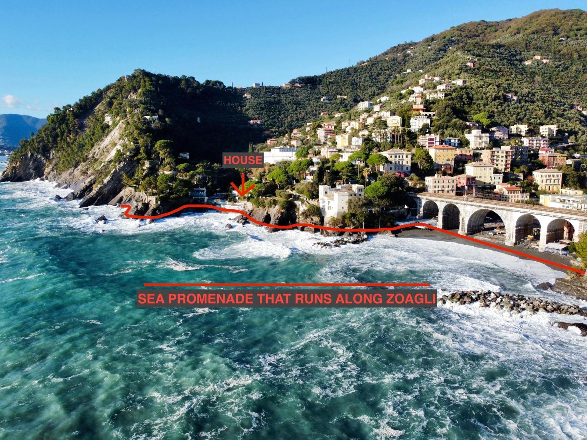 Apartmán Un Passo Dal Mare Zoagli Exteriér fotografie